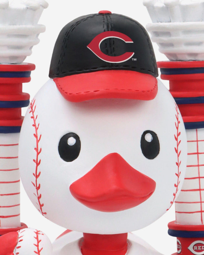 Cincinnati Reds Superfan Bobble Duck Mini Bobblehead FOCO - FOCO.com