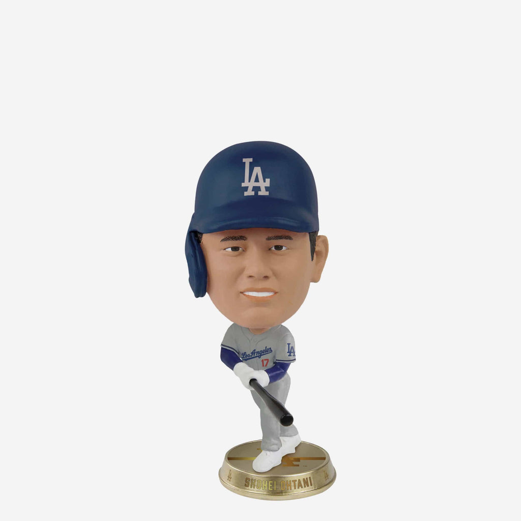 Shohei Ohtani Los Angeles Dodgers Away Jersey Variant Mini Bighead Bobblehead FOCO - FOCO.com