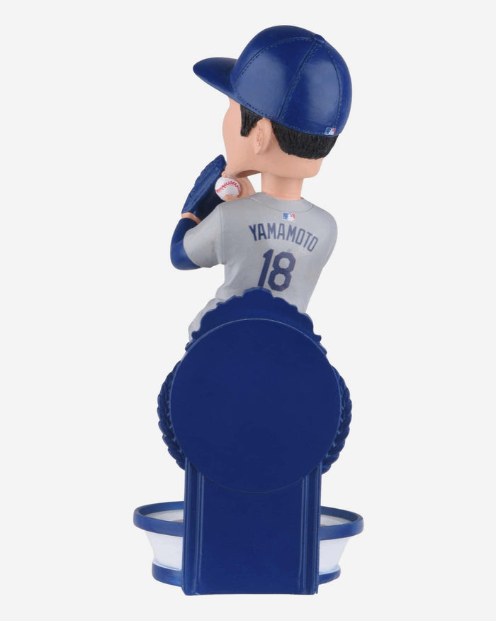 Yoshinobu Yamamoto Los Angeles Dodgers 2025 World Series Complete Game Bobblehead FOCO - FOCO.com