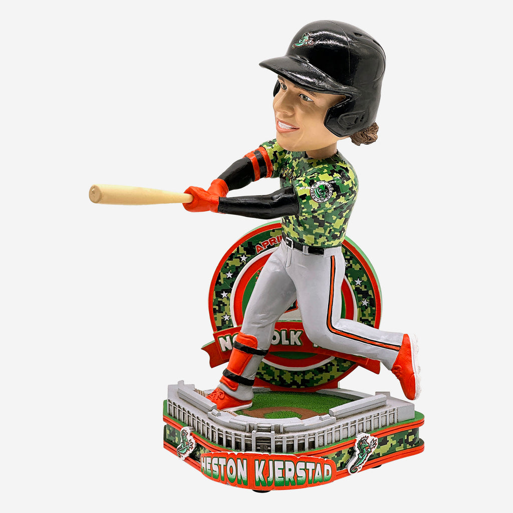 Heston Kjerstad Norfolk Tides Gamebreaker Bobblehead FOCO - FOCO.com