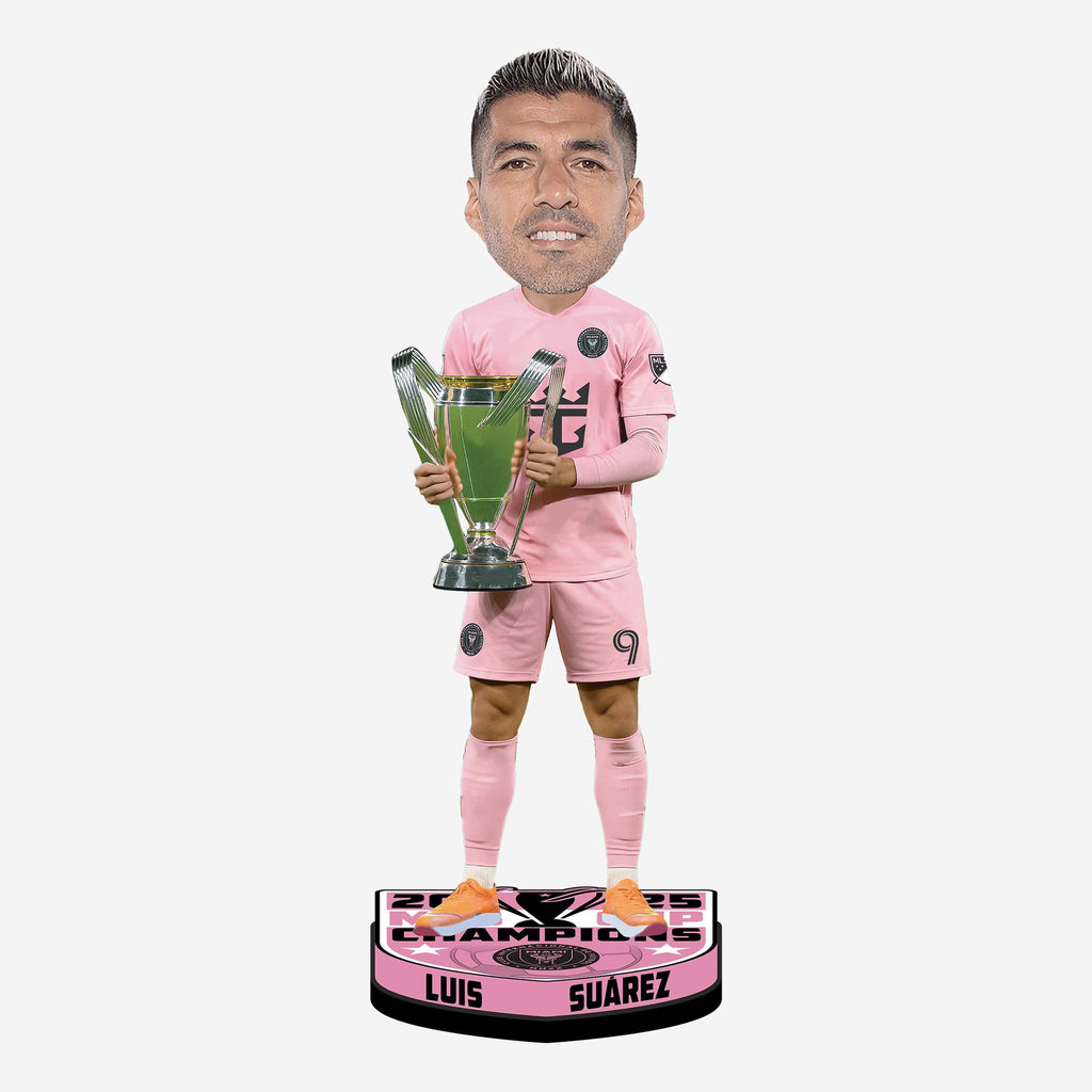 Luis Suarez Inter Miami CF 2025 MLS Champions Bobblehead FOCO - FOCO.com