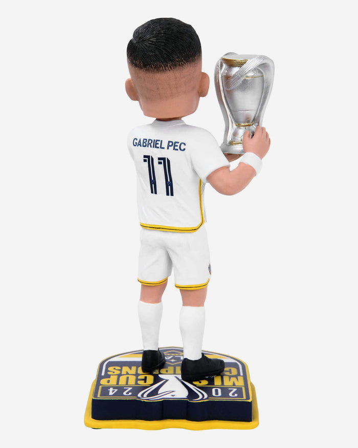 Gabriel Pec LA Galaxy 2024 MLS Cup Champions Bobblehead FOCO - FOCO.com
