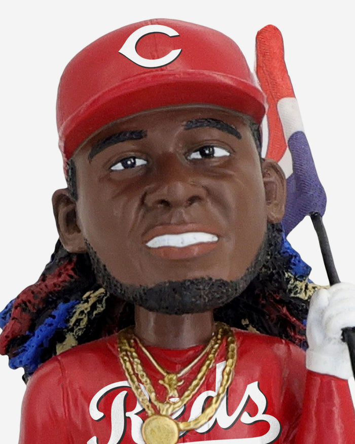 Elly De La Cruz Cincinnati Reds National Flag Bobblehead FOCO - FOCO.com