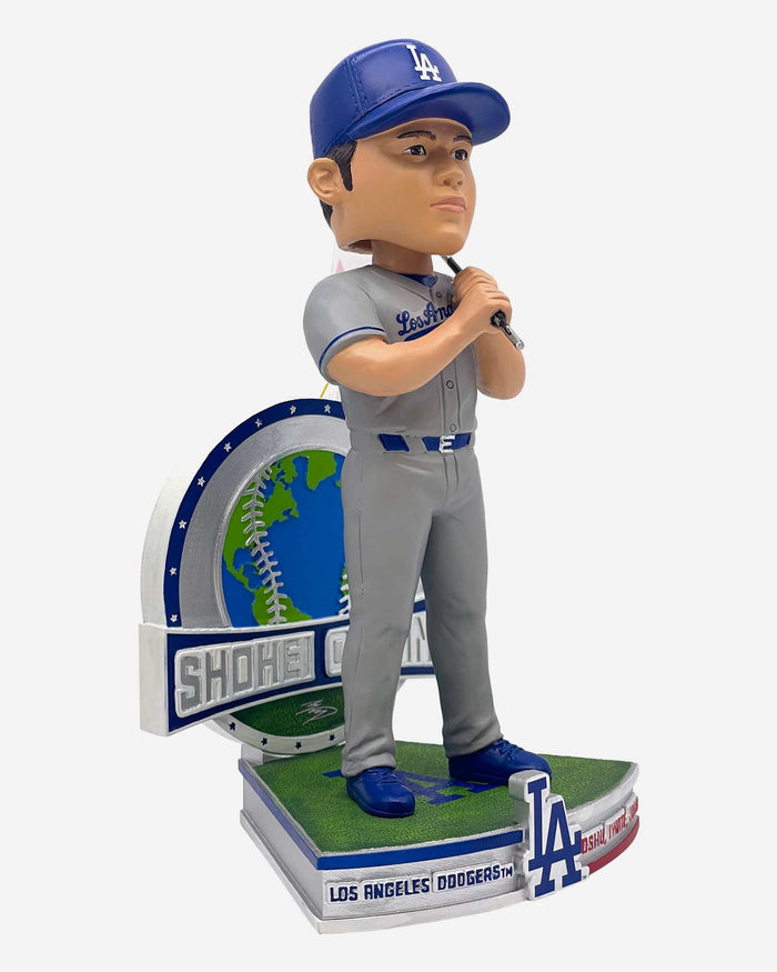 Shohei Ohtani Los Angeles Dodgers Away Jersey Japanese National Flag Bobblehead FOCO - FOCO.com