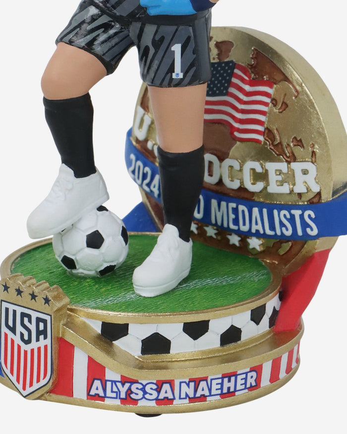 Alyssa Naeher US Women's National Soccer Team Gold Medal Bobblehead FOCO - FOCO.com