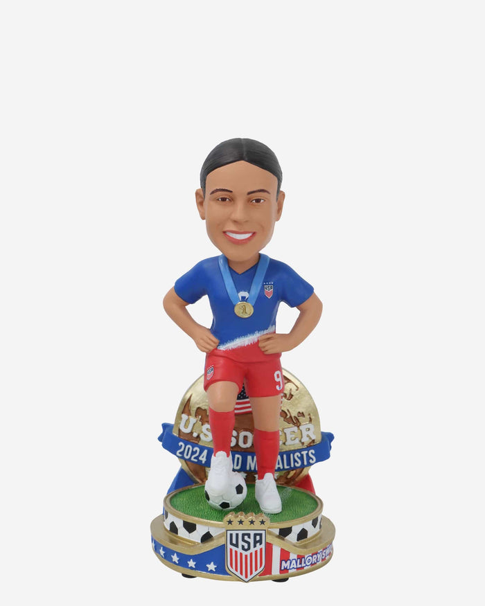 Mallory Swanson US Women's National Soccer Team Gold Medal Bobblehead FOCO - FOCO.com