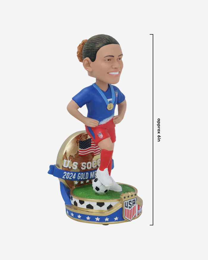 Trinity Rodman US Women's National Soccer Team Gold Medal Bobblehead FOCO - FOCO.com