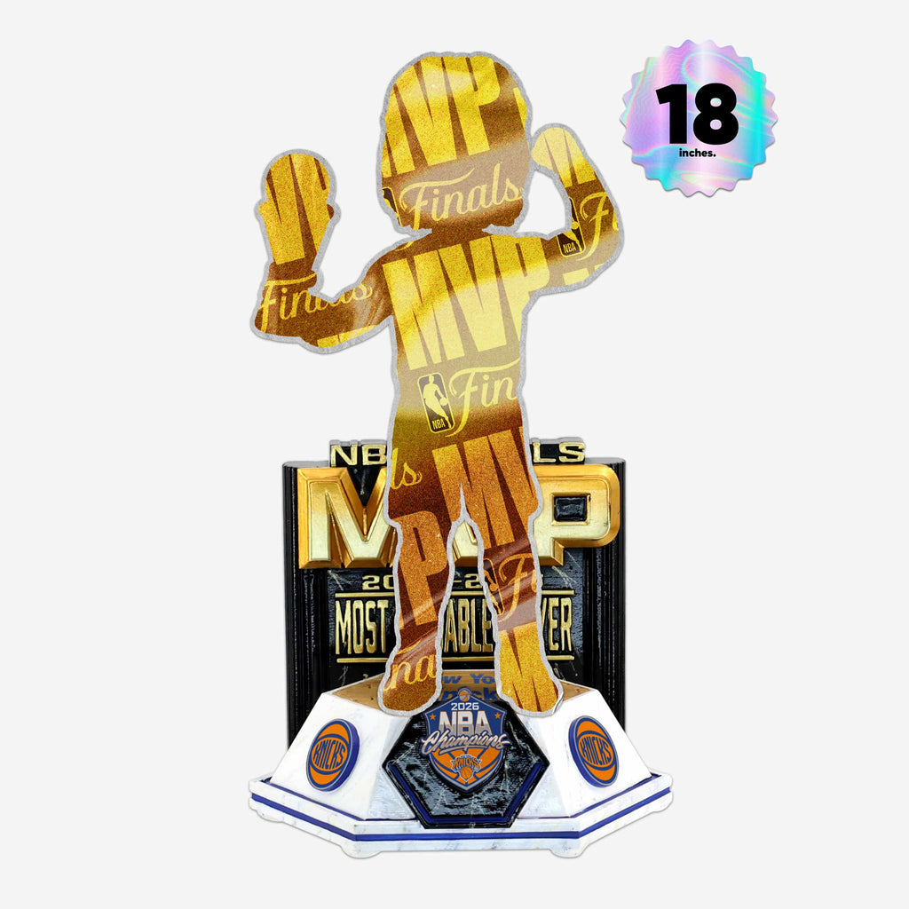 New York Knicks 2026 NBA Champions MVP Celebration 18 in Bobblehead FOCO - FOCO.com