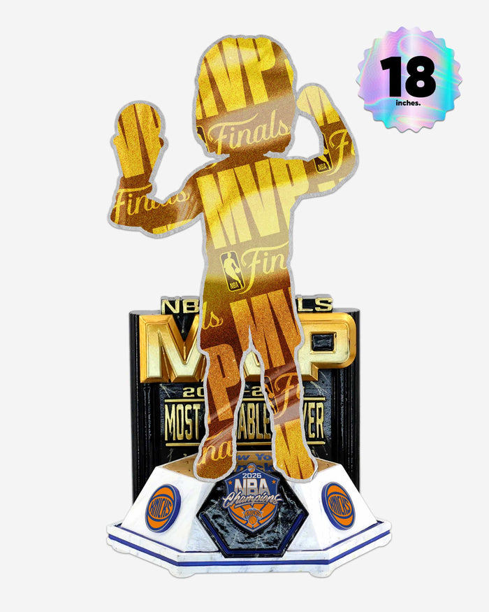 New York Knicks 2026 NBA Champions MVP Celebration 18 in Bobblehead FOCO - FOCO.com