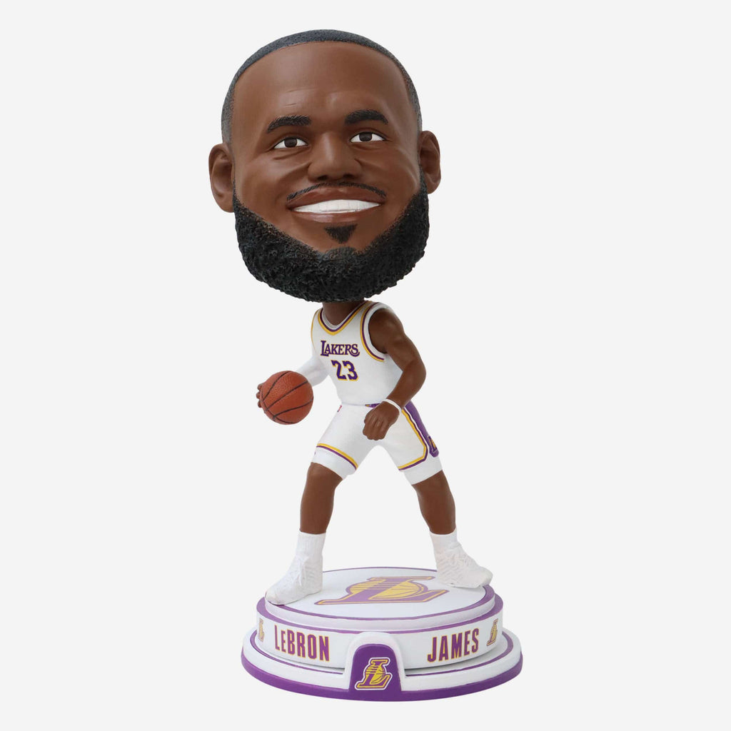 LeBron James Los Angeles Lakers Spinner Bighead Bobblehead FOCO