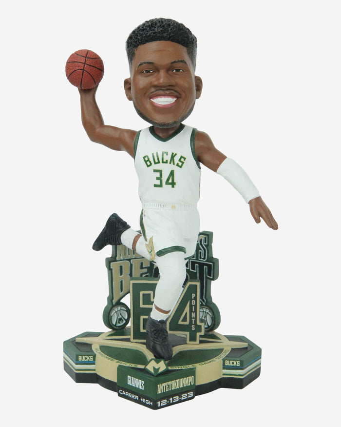 Giannis Antetokounmpo Milwaukee Bucks 64 Point Game Bobblehead FOCO - FOCO.com