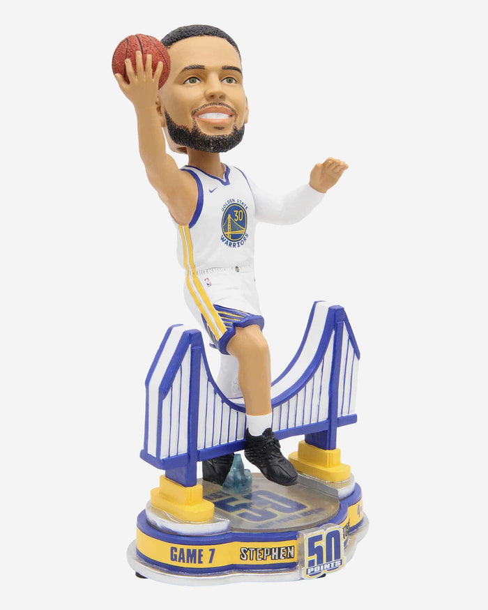 Steph Curry Golden State Warriors Game 7 50 Point Record Bobblehead FOCO - FOCO.com