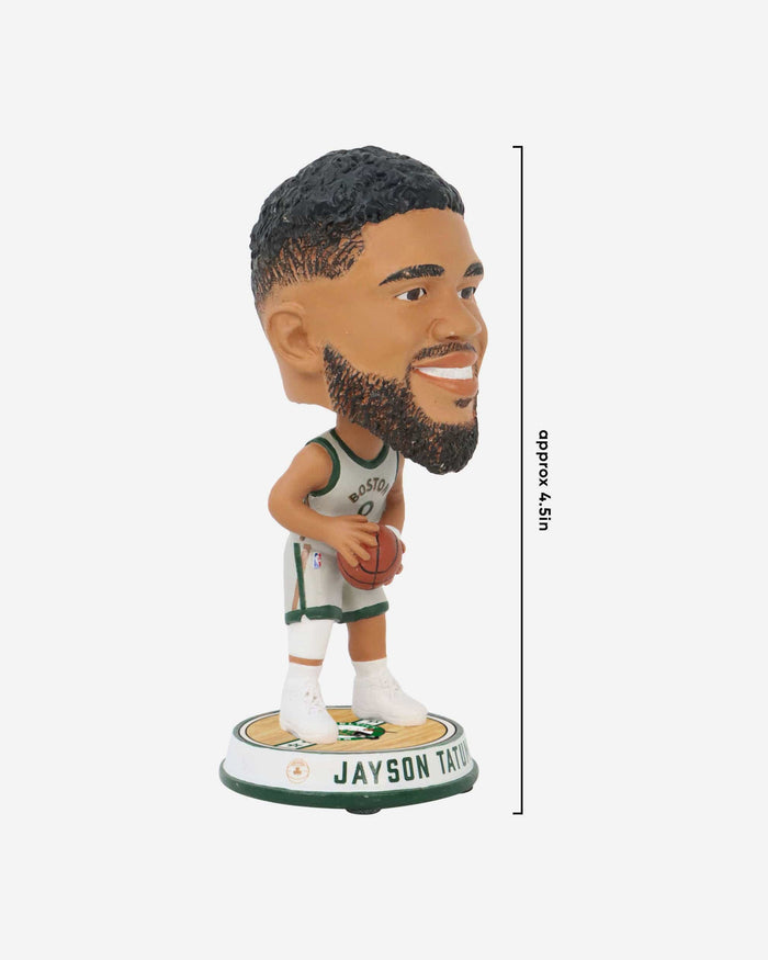 Jayson Tatum Boston Celtics 2024 City Jersey Court Stripe Mini Bighead Bobblehead FOCO - FOCO.com