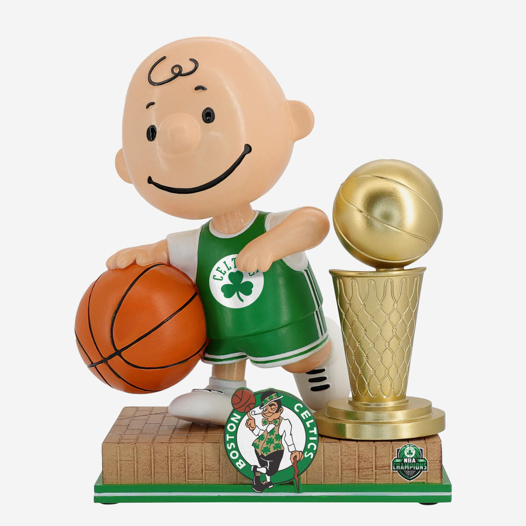 Charlie Brown Peanuts 2024 NBA Champions Bobblehead FOCO - FOCO.com