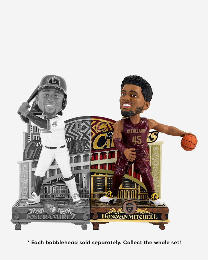 Donovan Mitchell Cleveland Cavaliers Cleveland Rocks Bobblehead FOCO - FOCO.com