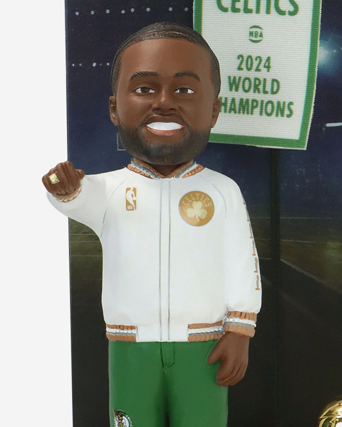 Jaylen Brown Boston Celtics 2024 Banner Raising Bobblehead FOCO - FOCO.com