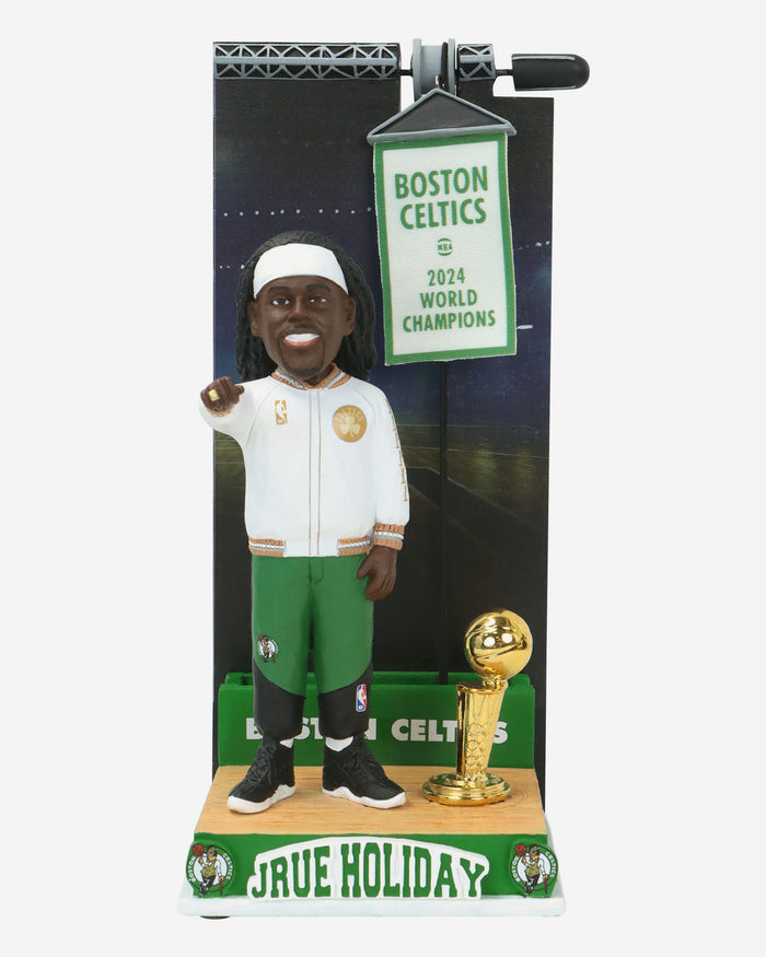 Jrue Holiday Boston Celtics 2024 Banner Raising Bobblehead FOCO - FOCO.com