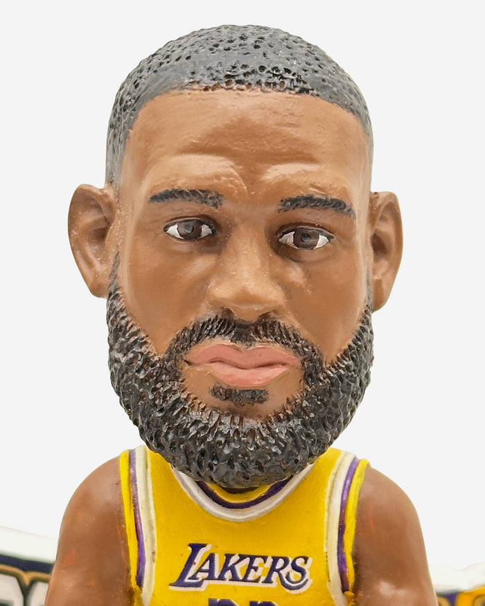 LeBron James Los Angeles Lakers & Cleveland Cavaliers & Miami Heat 40,000 Points Milestone Mini Bobblehead Scene FOCO - FOCO.com