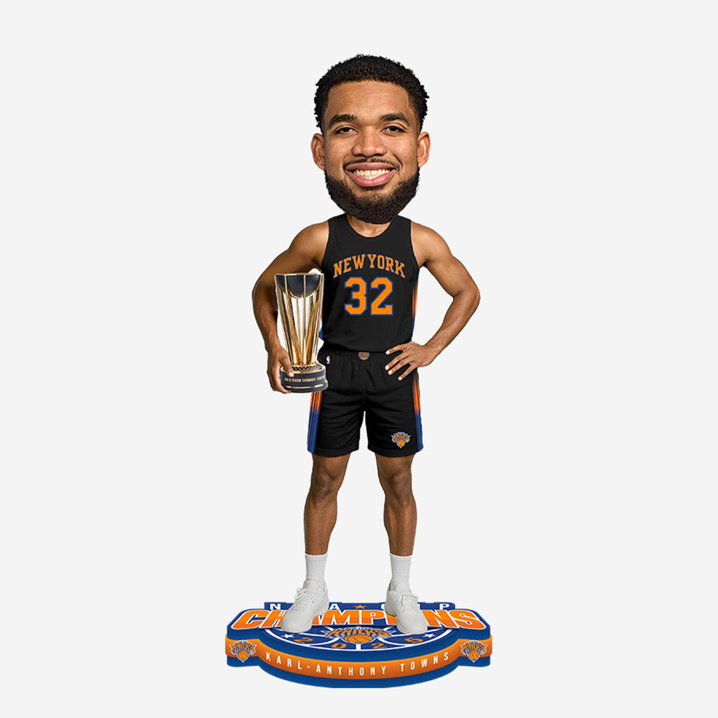 Karl-Anthony Towns New York Knicks NBA Cup Champions Bobblehead