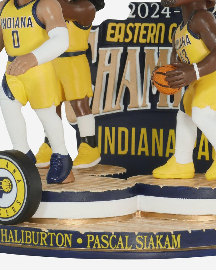 Indiana Pacers 2025 Eastern Conference Champions Mini Bobblehead Scene FOCO - FOCO.com