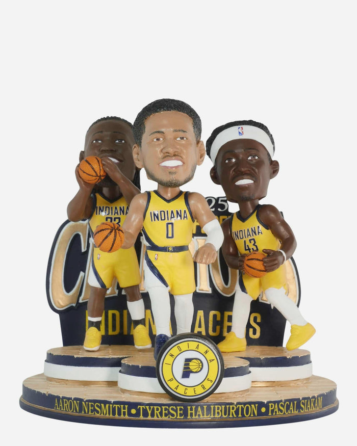 Indiana Pacers 2025 Eastern Conference Champions Mini Bobblehead Scene FOCO - FOCO.com