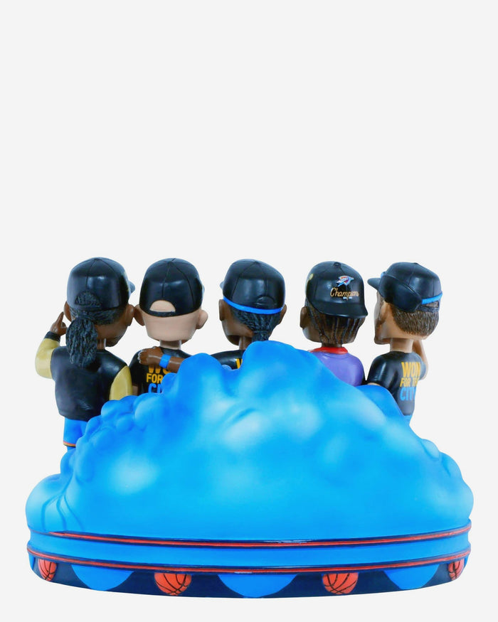Oklahoma City Thunder 2025 NBA Champions Mini Bobblehead Scene FOCO - FOCO.com