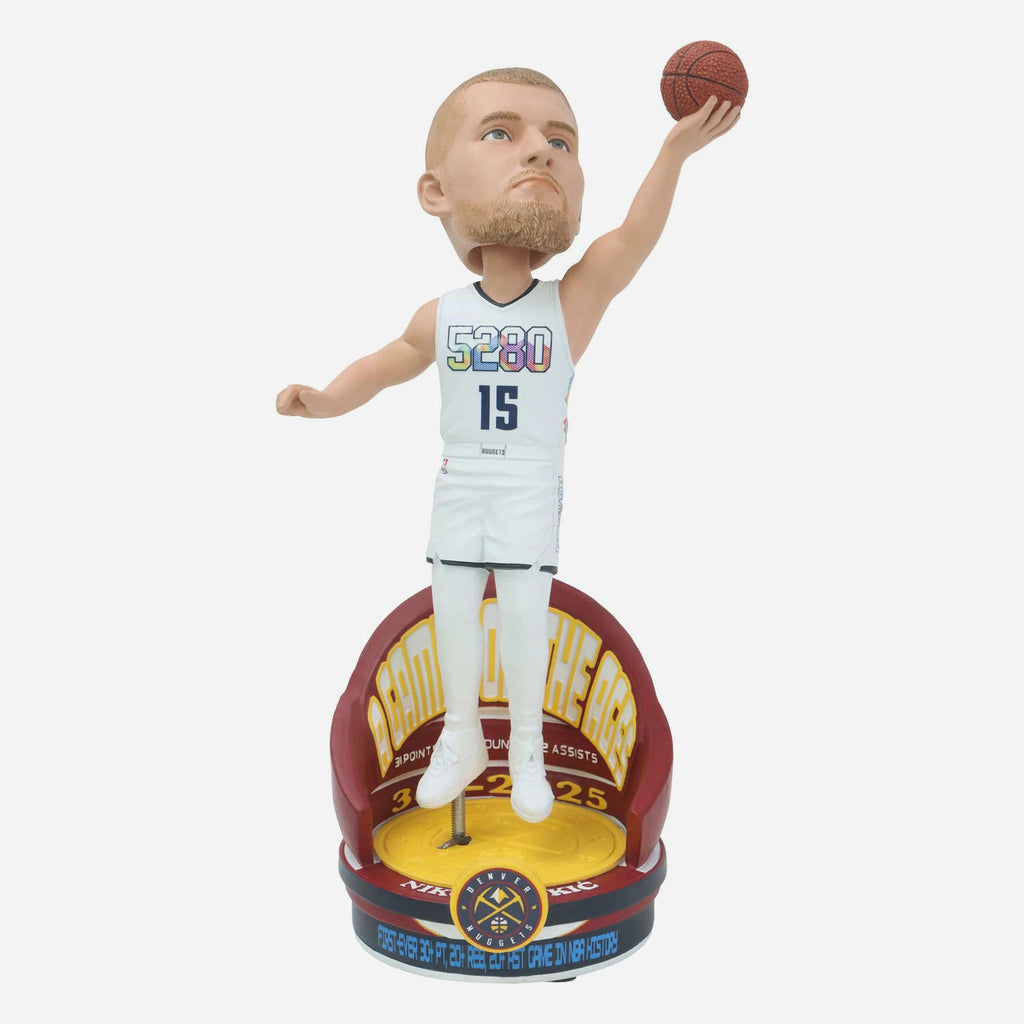 Nikola Jokic Denver Nuggets A Game for the Ages Triple Double Bobblehead FOCO - FOCO.com