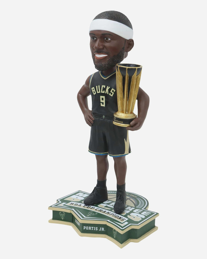Bobby Portis Jr Milwaukee Bucks 2024 NBA Cup Champions Bobblehead FOCO - FOCO.com