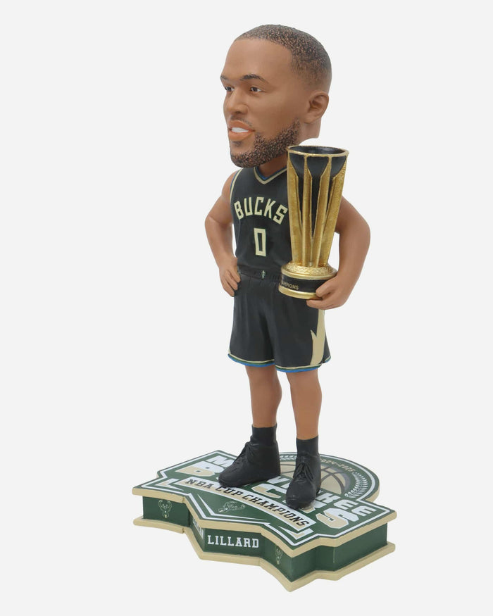 Damian Lillard Milwaukee Bucks 2024 NBA Cup Champions Bobblehead FOCO - FOCO.com