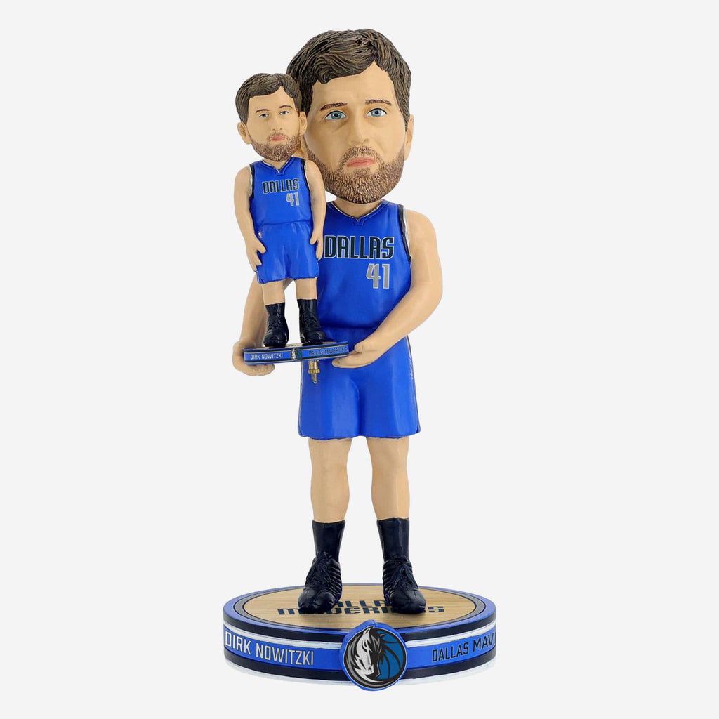 Dirk Nowitzski Dallas Mavericks Bobble Dubblz Bobblehead FOCO - FOCO.com