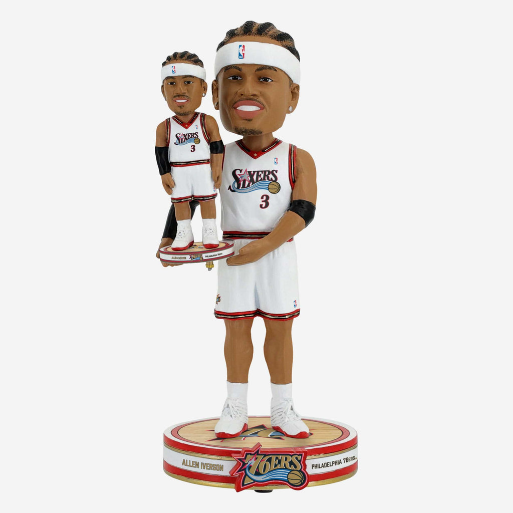 Allen Iverson Philadelphia 76ers Bobble Dubblz Bobblehead FOCO - FOCO.com