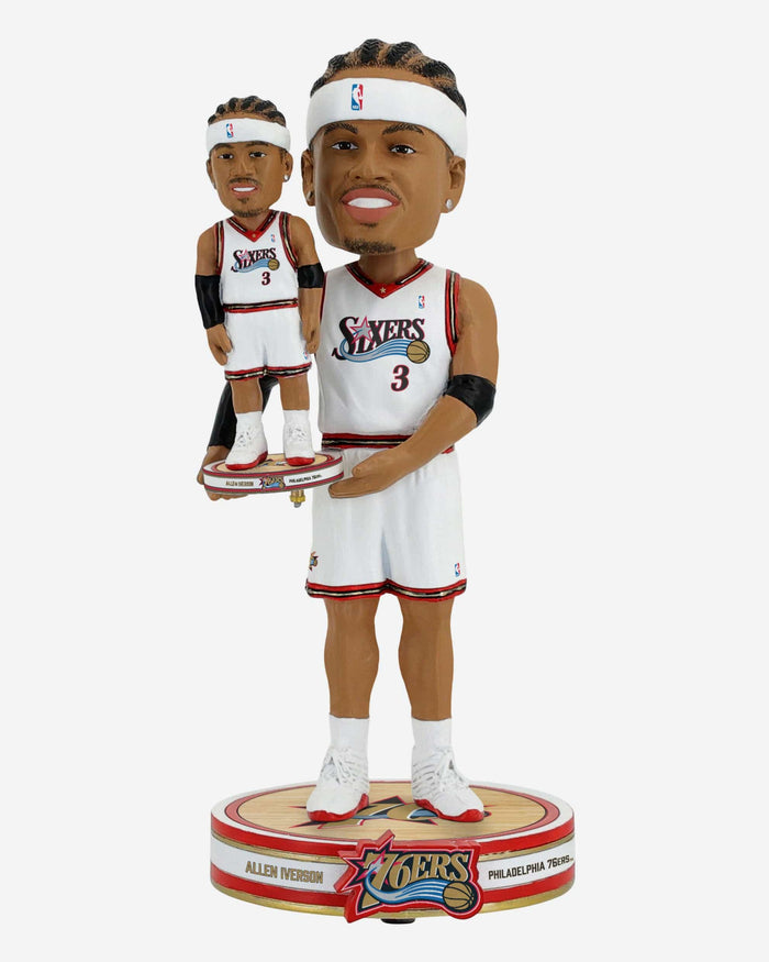 Allen Iverson Philadelphia 76ers Bobble Dubblz Bobblehead FOCO - FOCO.com