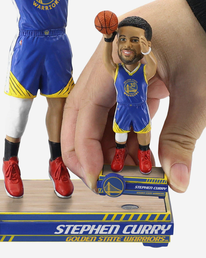 Stephen Curry Golden State Warriors Magnetized Bobble Dubblz Bobblehead FOCO - FOCO.com