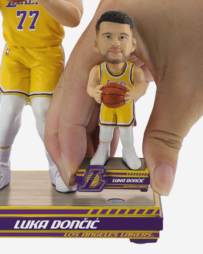 Luka Doncic Los Angeles Lakers Magnetized Bobble Dubblz Bobblehead FOCO - FOCO.com