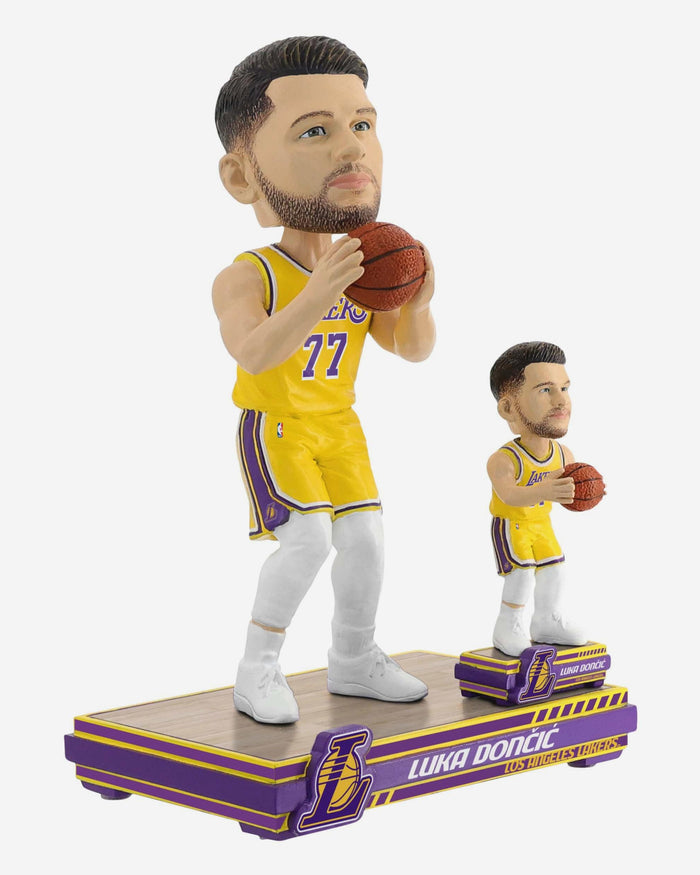 Luka Doncic Los Angeles Lakers Magnetized Bobble Dubblz Bobblehead FOCO - FOCO.com