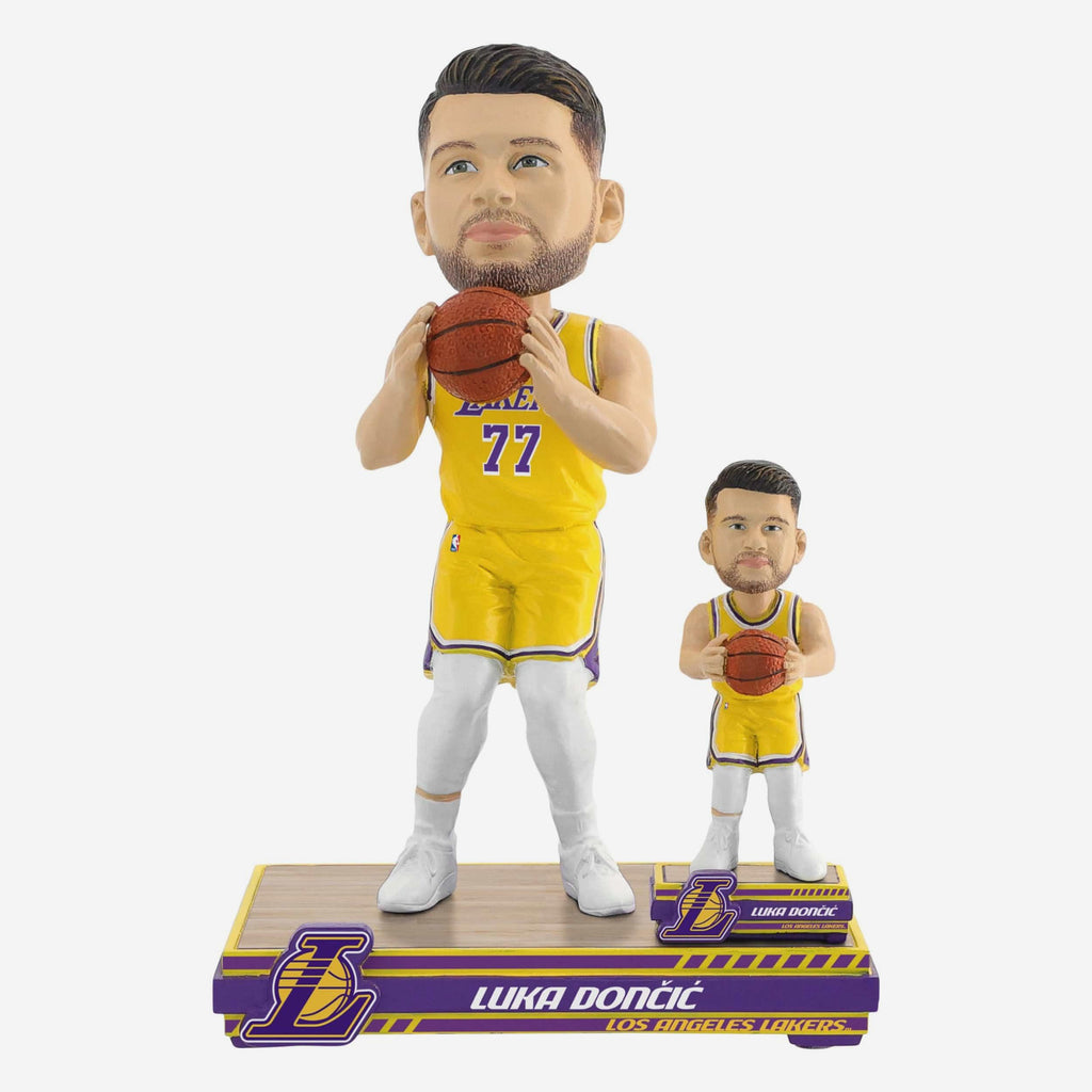 Luka Doncic Los Angeles Lakers Magnetized Bobble Dubblz Bobblehead FOCO - FOCO.com