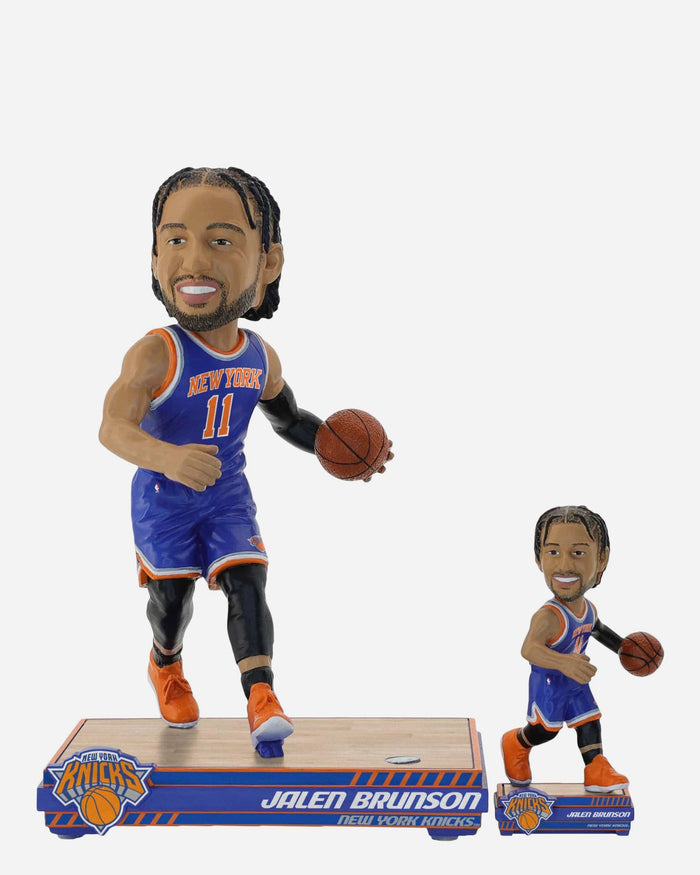 Jalen Brunson New York Knicks Magnetized Bobble Dubblz Bobblehead FOCO - FOCO.com
