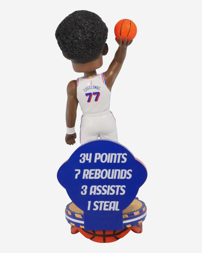 VJ Edgecombe Philadelphia 76ers NBA Debut Bobblehead FOCO - FOCO.com