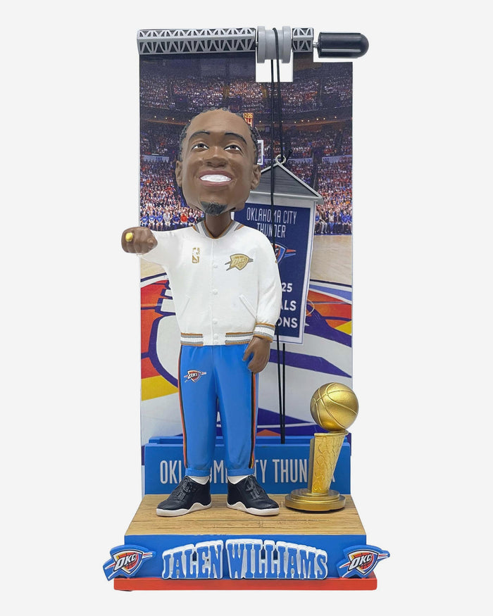 Jalen Williams Oklahoma City Thunder Raising the Banner Bobblehead FOCO - FOCO.com