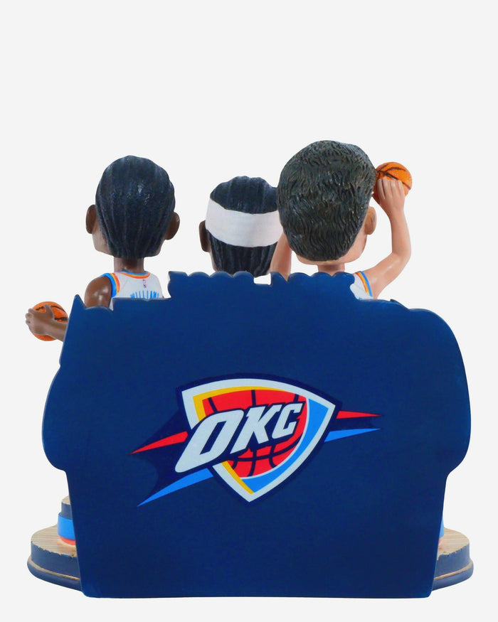 Oklahoma City Thunder 2025 Western Conference Champions Mini Bobblehead Scene FOCO - FOCO.com