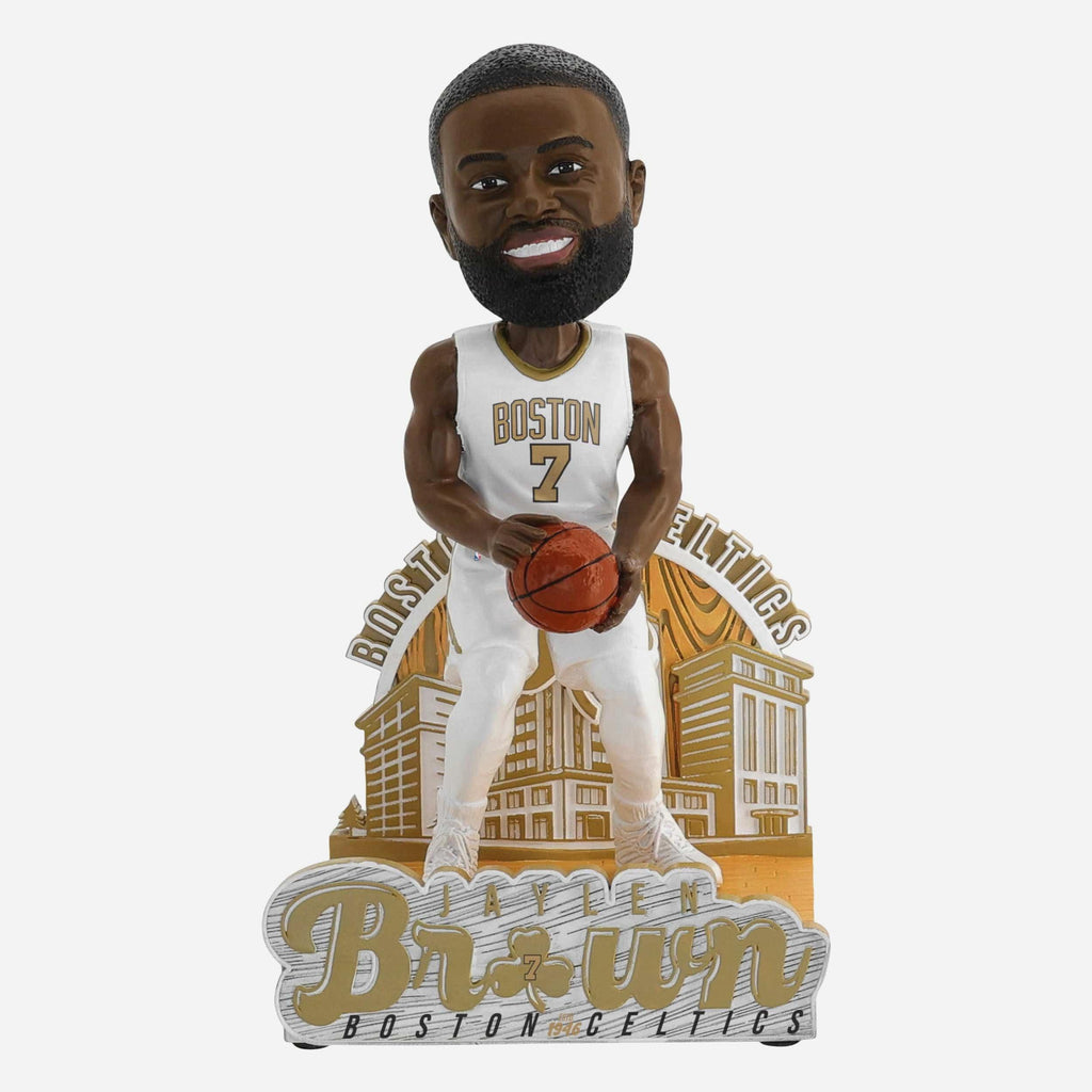 Jaylen Brown Boston Celtics 2026 City Jersey Bobblehead FOCO - FOCO.com