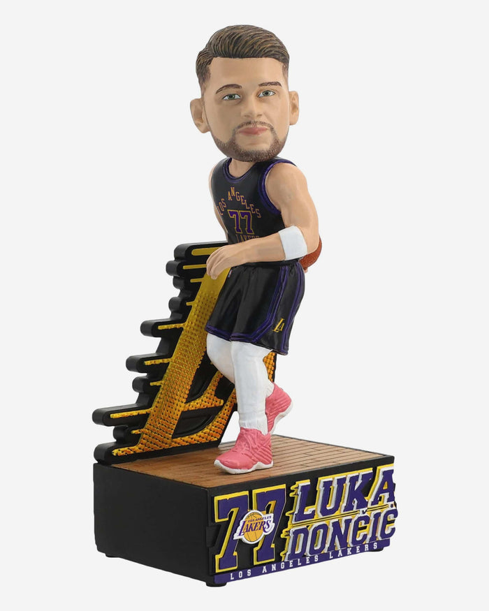 Luka Doncic Los Angeles Lakers 2026 City Jersey Bobblehead FOCO - FOCO.com