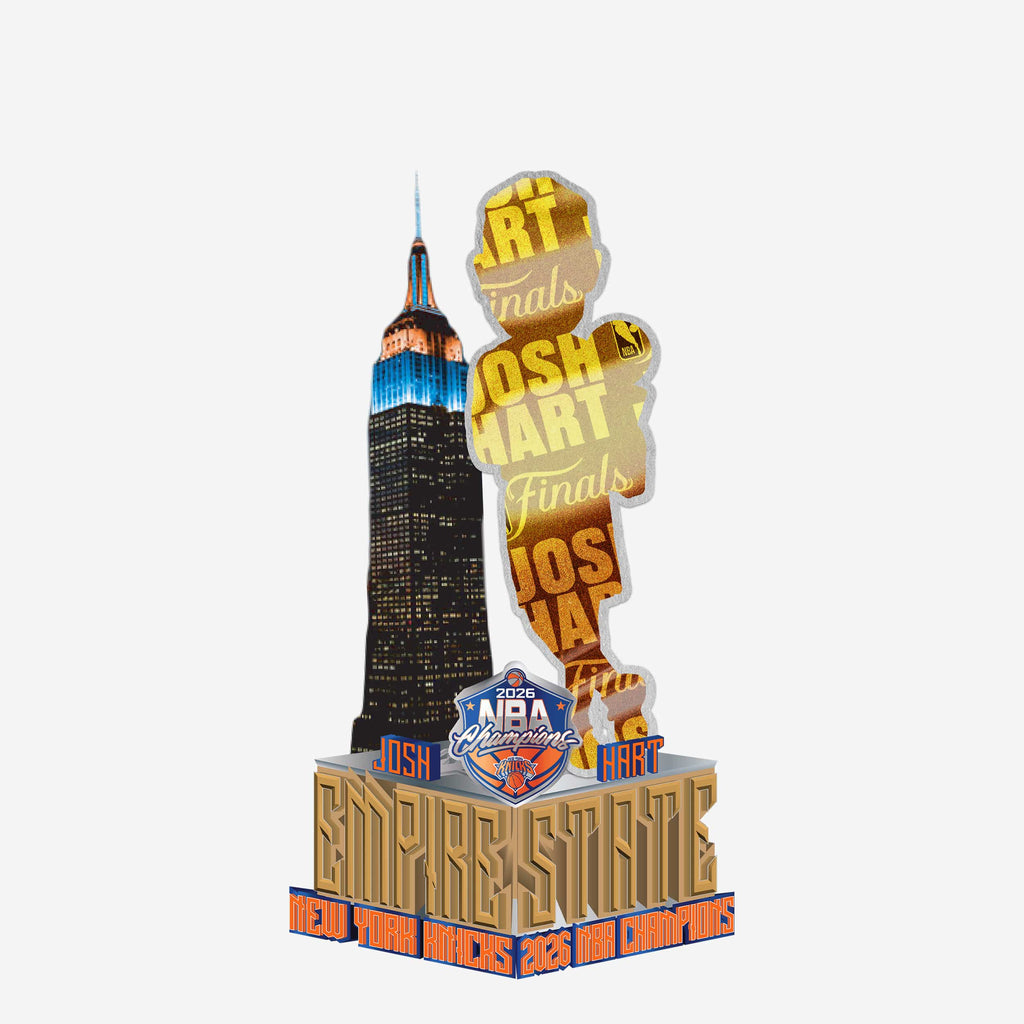 Josh Hart New York Knicks 2026 NBA Champions Empire State Building Light Up Bobblehead FOCO - FOCO.com