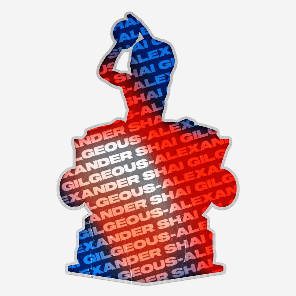 Shai Gilgeous-Alexander Oklahoma City Thunder Historic Performance Bobblehead FOCO - FOCO.com