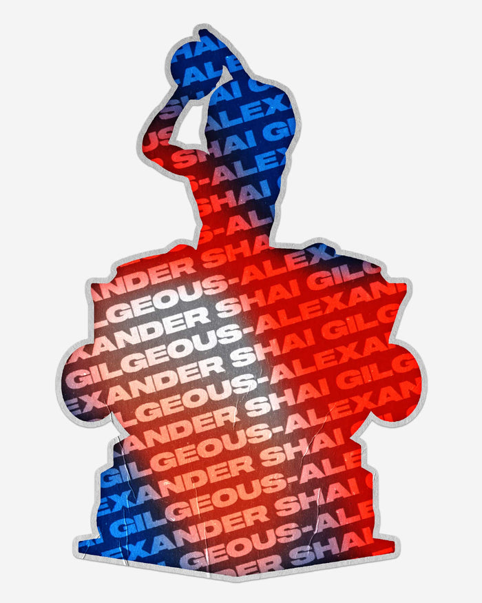 Shai Gilgeous-Alexander Oklahoma City Thunder Historic Performance Bobblehead FOCO - FOCO.com