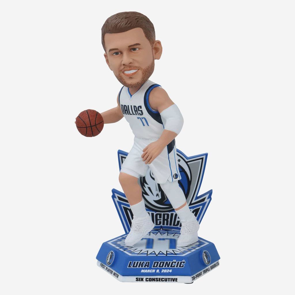 Luka Doncic Dallas Mavericks 30 Point Triple-Doubles Record Bobblehead FOCO - FOCO.com