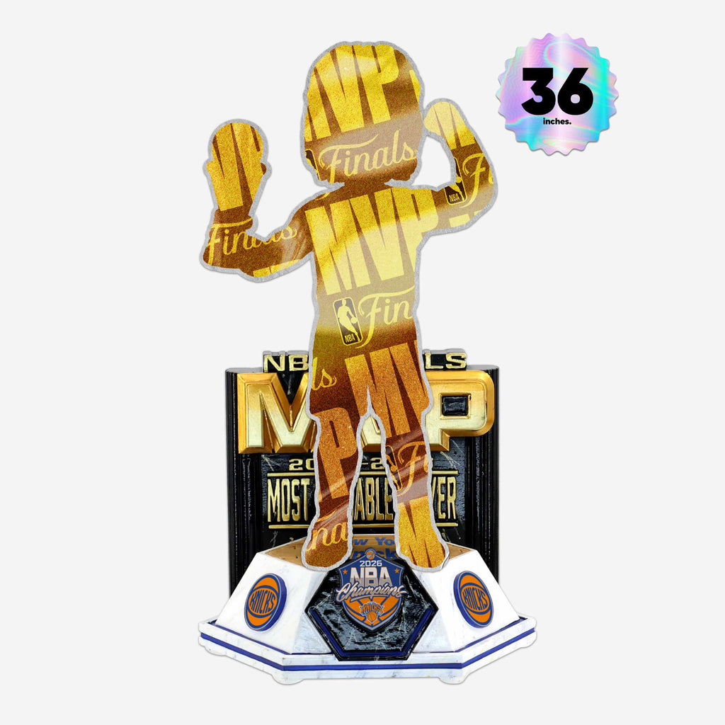 New York Knicks 2026 NBA Champions MVP Celebration 3 Ft Bobblehead FOCO - FOCO.com