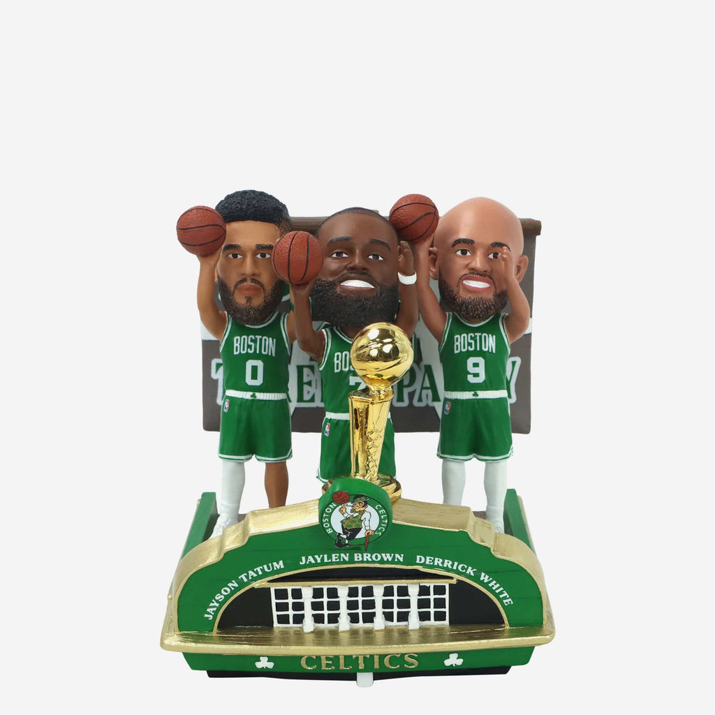 Boston Celtics 2024 NBA Champions Mini Bobblehead Scene FOCO - FOCO.com