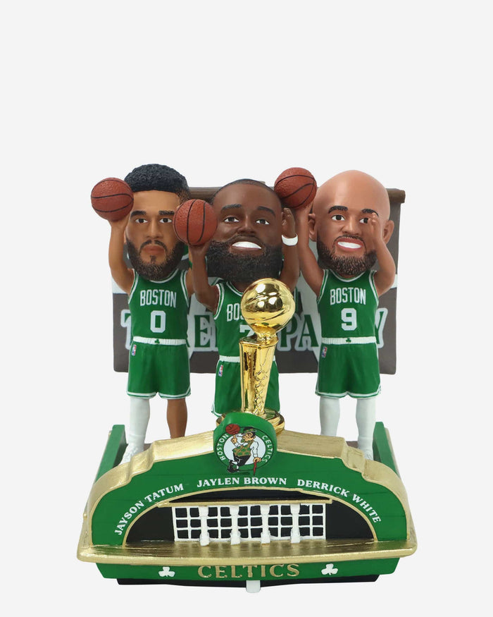 Boston Celtics 2024 NBA Champions Mini Bobblehead Scene FOCO - FOCO.com