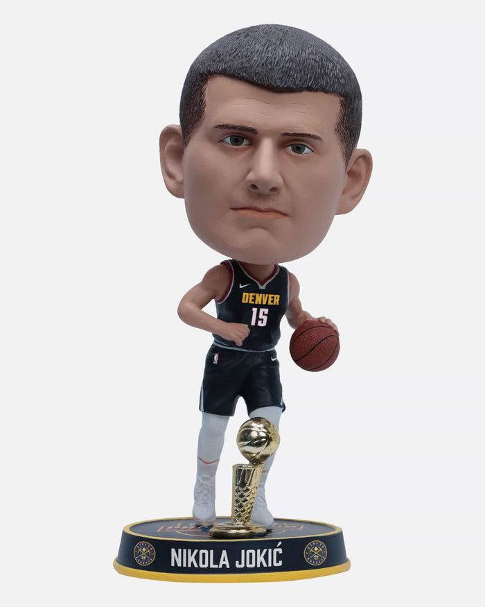 Nikola Jokic Denver Nuggets 2023 NBA Champions Bighead Bobblehead FOCO - FOCO.com